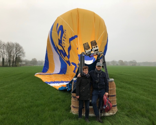 Ballonvaart Deventer naar Markelo met PH-BAS